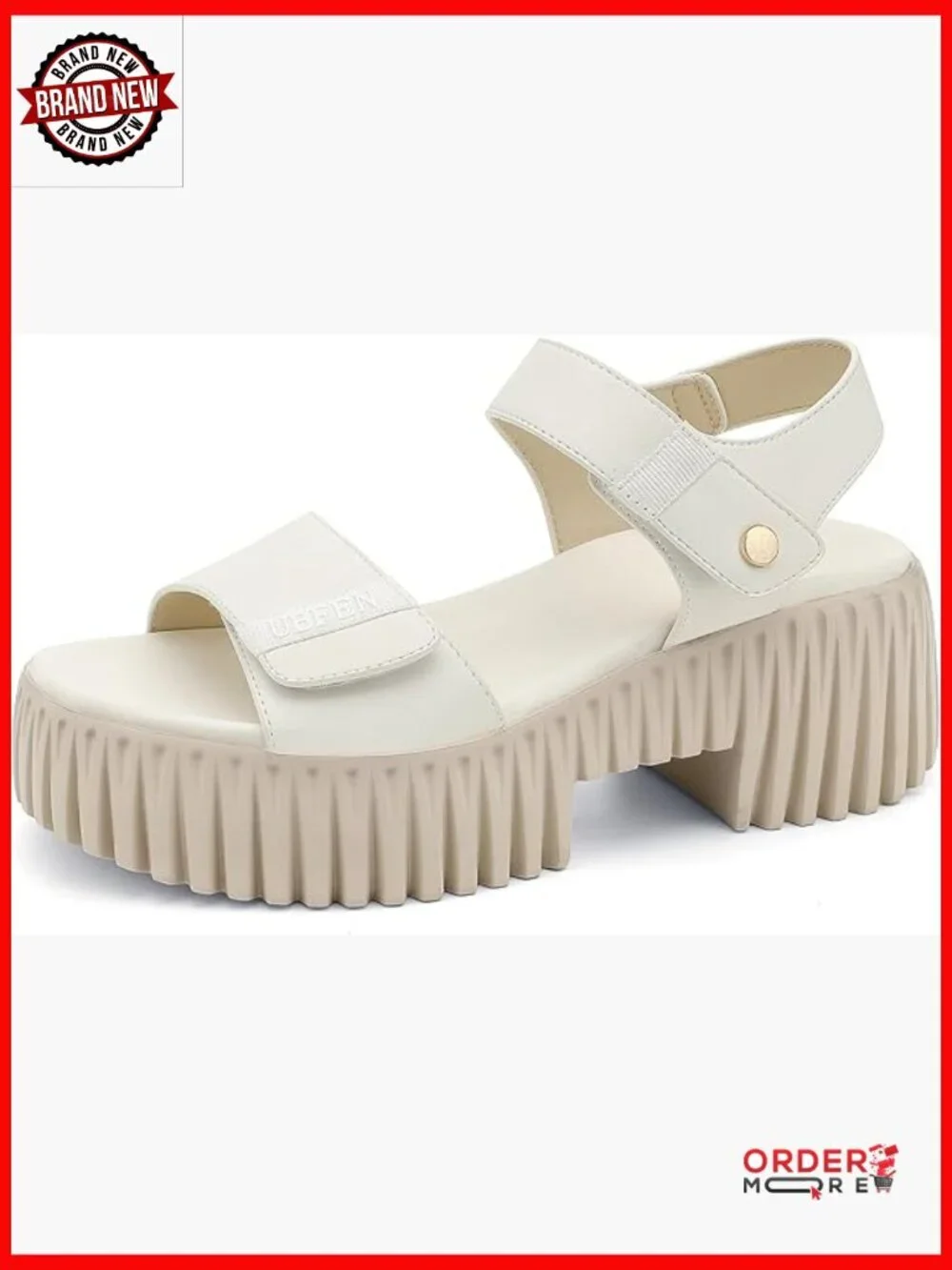 Women's Platform Sandals with Arch Support, Adjustable Straps, Lightweight